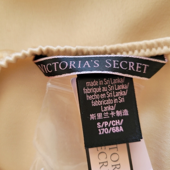 Victoria's Secret Button Down Slip | Black & Muted Gold | Small Petite - Picture 6 of 7